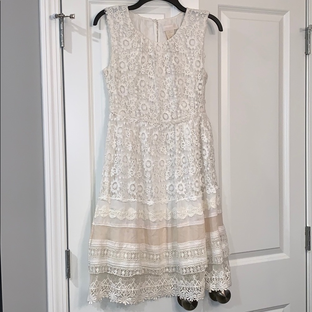 Beautiful lace detail dress!